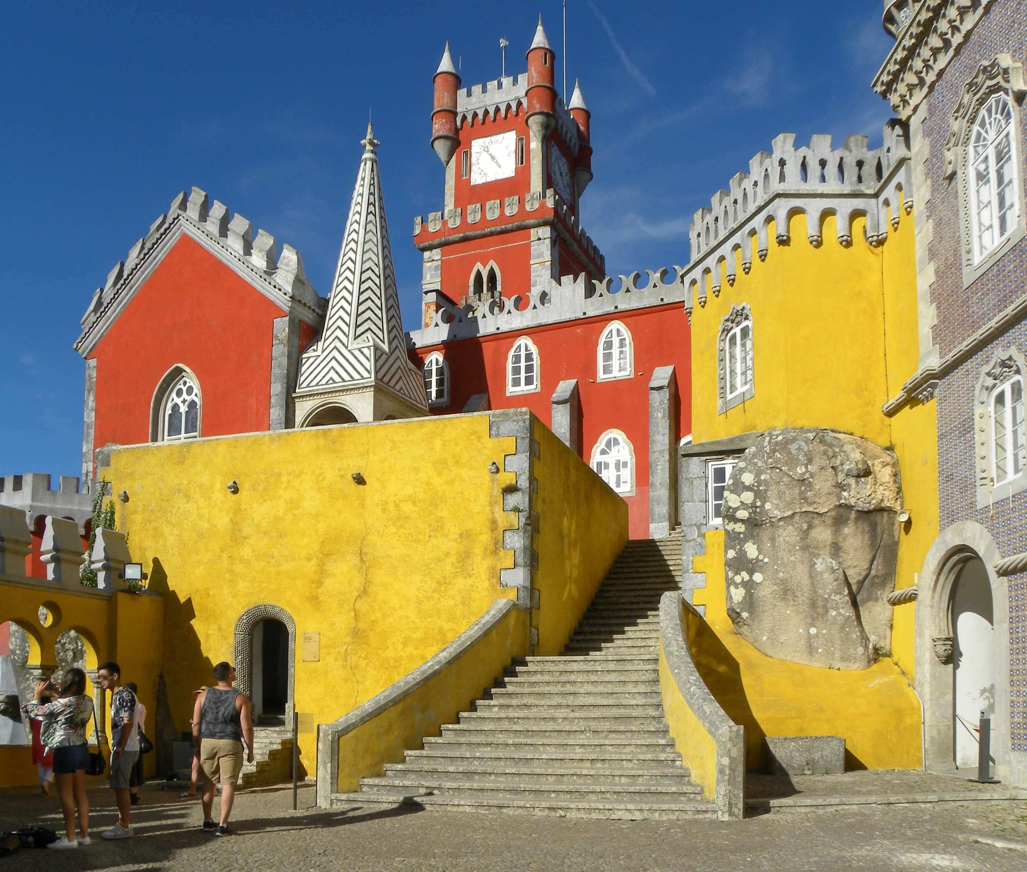 The Pena Palace (Palácio Nacional da Pena or Palácio da Pena) Sintra Lisbon (Lisboa) Portugal